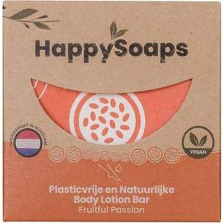 👉 Bodylotion Happysoaps body lotion bar fruitfull passion 70 gram 8720256109860