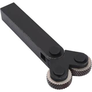 👉 Gereedschapset staal active Gekartelde gereedschapsset met twee wielen van gehard en duurzaam staal, stijl: 1,2 mm