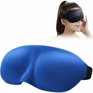 👉 Slaapmasker blauw active Home and Travel Ooglapje met verstelbare riem (blauw)