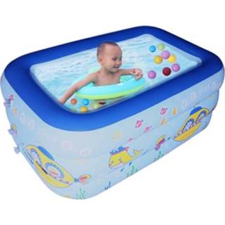 👉 Zwembad active baby's Opblaasbaar baby verdikt Ocean Ball Pool, afmeting: 130 x 85 55cm