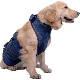 👉 Hondenriem blauw XS active Senior Dogs Loophulpmiddelen Borstharnas, maat: (donkerblauw)