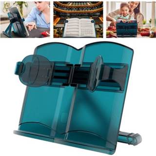 👉 Boekenplank blauw active kinderen Nanguo Shuxiang Studenten Telescopische look IPad-beugel Pas leeskader voor aan (blauw)