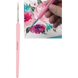 👉 Borstel roze active 10 STKS 7 WeiZhuang Hook Line Pen Schilderen Handgeschilderde Aquarel Wolf Mint Beroerte Dunne Lijn Borstel, Kleur:
