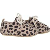 👉 Babyschoenen leer antraciet baby's Little Indians Oxford Leopard Big taupe 8719274052579