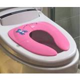 👉 Draagbaar toilet roze active baby's kinderen 3 STKS Baby Reizen Opvouwbare Potje Seat Draagbare Training Urinalpot Stoel Pad (Roze)