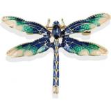 👉 Broche blauw emaille active Retro olie-druipende Dragonfly (blauw)