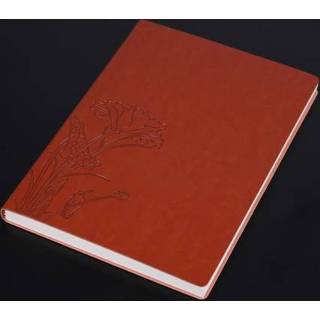 👉 Dagboek bruin PU active 3 STUKS Notebook Student Notepad Boek Business Record Book Notebook, Cover kleur: A5 reliëf verkoolde thee