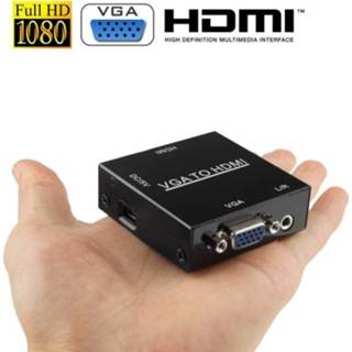 👉 Computer active HD 1080P HDMI Mini VGA naar Scaler Box Audio Video Digital Converter Adapter voor pc / HDTV 6922942531944