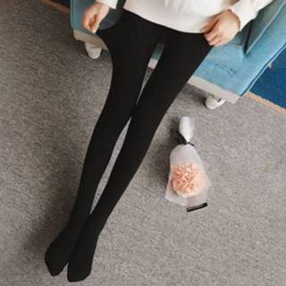 👉 Legging zwart fluwelen active vrouwen Plus Dikke Leggings Zwangere Panty (Kleur: Maat: One Size)