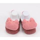 👉 Sock roze l active baby's Pasgeboren Cute Cartoon Soft Socks Animal Patter Babysokken, maat: (roze kat)