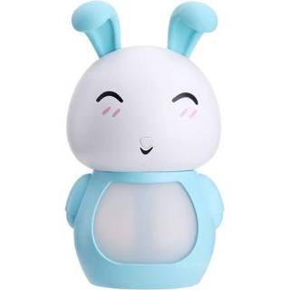 👉 Diffuser blauw active USB Aroma Essentiële Olie Ultrasone Cool Mist Konijn Luchtbevochtiger Luchtreiniger LED Nachtlampje (Blauw)