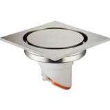👉 Deodorant zilver active Keuken Toilet Riool Anti-overstroming Anti-geur Onzichtbare afvoerputje (geborsteld zilver)