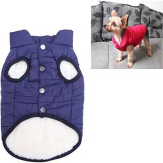 👉 Winterjas blauw XS active voor huisdieren honden Winterkleding Warme hondenkleding, maat: (blauw)