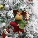 👉 Kerstversiering active 5 STKS Geschenk Kerst Hangende Decoratie, Stijl: A (Elk)
