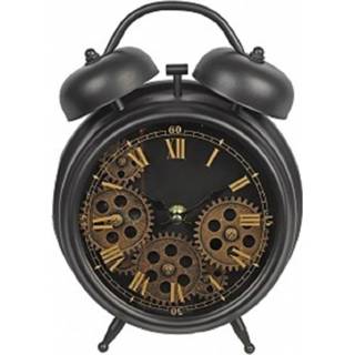 👉 Tafelklok nikkel antraciet Countryfield Brooks 19,2 x 26 cm 8718317829338