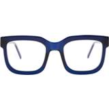 👉 Male blauw Glasses K4