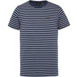 👉 Short sleeve XL male blauw r-neck nap jersey