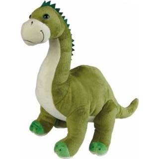 👉 Dinosaurus pluche groen Brontosaurus knuffeldiertje 30 cm 8719538683440