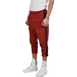 👉 L male rood Pantalón