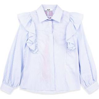 👉 Vrouwen blauw Ms027062 Camicie casual