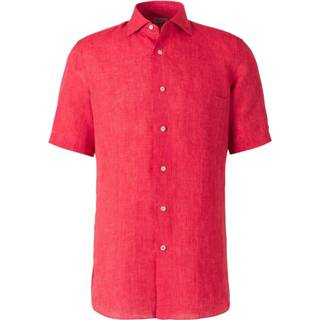 👉 Shirts korte mouw XL male rood Short Sleeve Shirt
