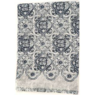 👉 Onesize male grijs Pashmina scarf