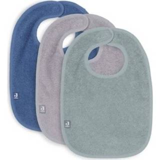 👉 Slab donkergroen grijs blauw Jollein badstof ash green/storm grey/jeans blue 3 pack