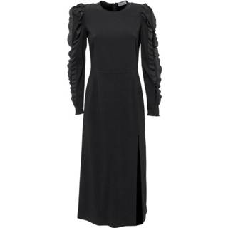👉 Dress vrouwen zwart with Slit