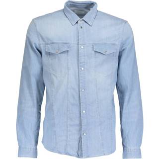 👉 XL male blauw Camicia