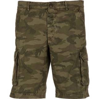 👉 Bermuda male groen cargo camuflaje