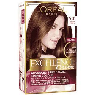 👉 Haarkleuring bruin L'Oreal Excellence Creme Haarverf 6.41 Licht Karamel 3600521612194