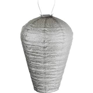 👉 Lampion synthetisch XL beige Lumiz Solar Sashiko - Licht Taupe 6013825874873