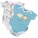 👉 Katoen antraciet Fisher-Price rompers olifant en leeuw junior 0-24 maanden 8430957101123