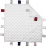 Knuffeldoek polyester antraciet Soft Touch knuffeldoekje met labels 6013708063097