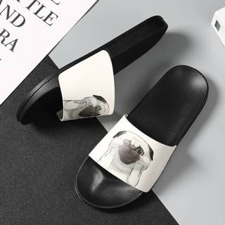 👉 Slippers wit mannen Spotprent Heren flipflops &