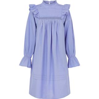 👉 Blousejurk katoen vrouwen blauw 'Diane' 5715107988520