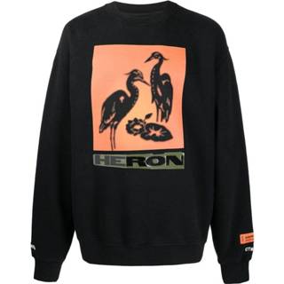 👉 Longsleeve T-shirt l male zwart Nightshift Heron