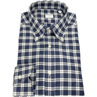 👉 Male blauw Camicia Mod. 507Ml Tailor Quadro 31379003