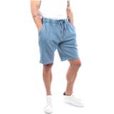 👉 Bermuda m male blauw D31103 shorts