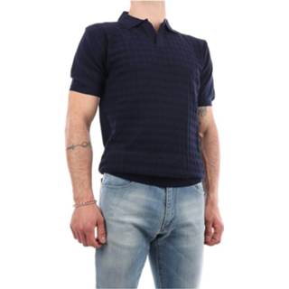 👉 Short sleeve l male blauw 3032M505-213319 sleeves Polo