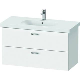 👉 Wastafelonderkast Europees eiken Mat spaanplaat Duravit XBase 100x45.8x56cm Standaard greep met softclose XB619305252 4053424880389