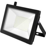 👉 Bouwlamp wit zwart aluminium Led 100 Watt - Schijnwerper Aigi Stado Helder/koud 6400k Waterdicht Ip65 Mat 7434224868833