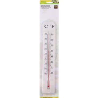 👉 Thermometer wit kunststof Kinzo Jumbo 39x6,5x1 Cm 8711252119748