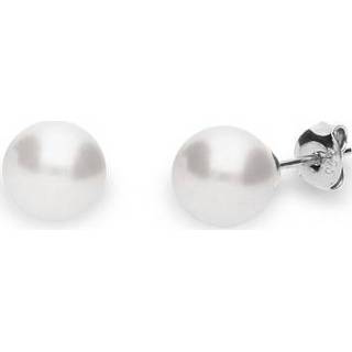 Oorsteker roze zilveren parel active Spark Classic Pearl Studs Oorstekers met Crème 8718728062560