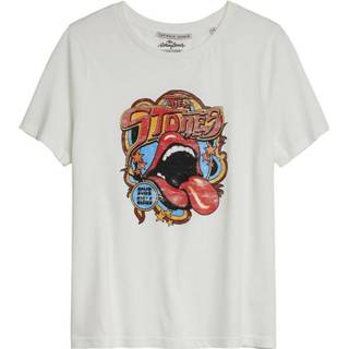 👉 Shirt XL vrouwen wit T-shirt Rolling Stones