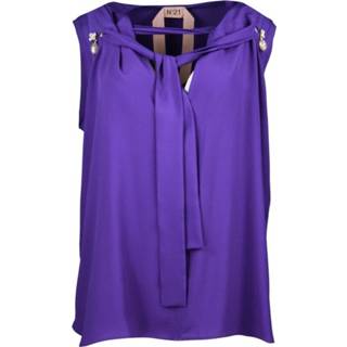 👉 Blous vrouwen paars Blouse