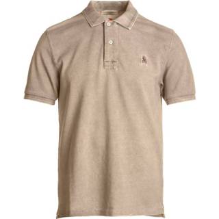 👉 XL male beige mannen Polo Manga Corta Patch CRK
