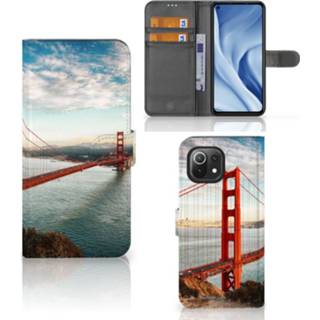 👉 Flipcover Xiaomi Mi 11 Lite Flip Cover Golden Gate Bridge 8720632049995