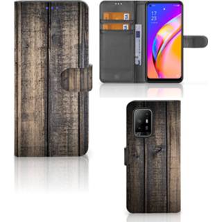 👉 Steigerhout OPPO Reno5 Z | A94 5G Book Style Case 8720632709349