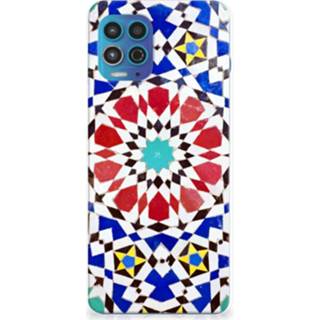 👉 Siliconen hoesje Motorola Moto G100 TPU MozaÃ¯ek 8720632782441